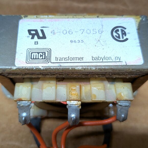 FIRELITE MP-24 POWER TRANSFORMER MCI 4-06-7956 USED - WORKING - Picture 5 of 6